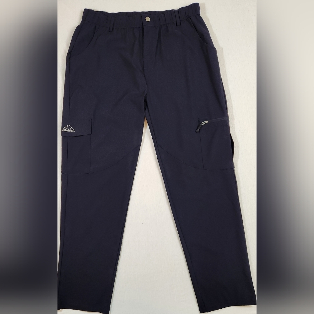 Outdoor Sports Men's Nylon Lightweight Cargo Pants Blue size XXL
